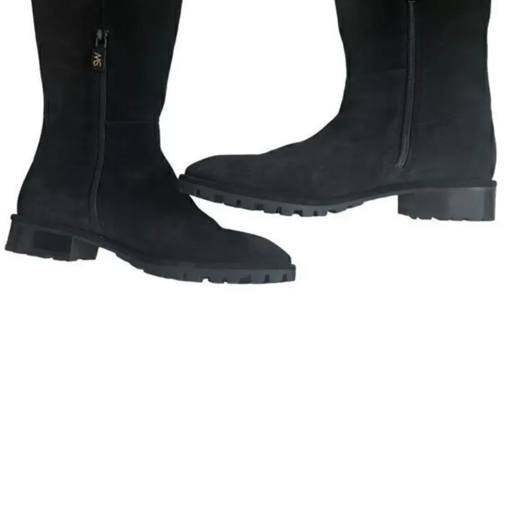 Stuart Weitzman NWOB Amber Suede‎ Over The Knee Boots Size 8.5 Black